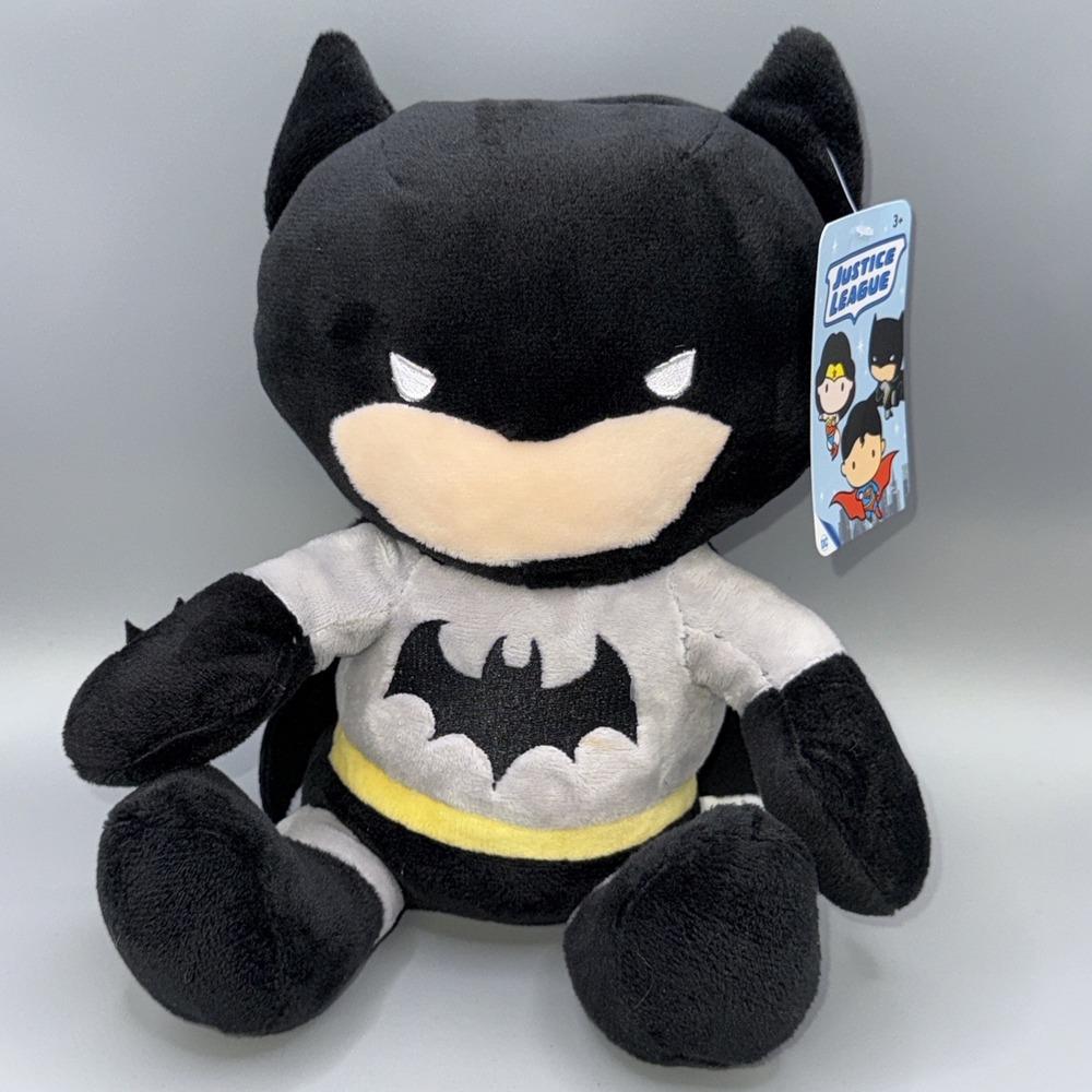 DC Comics Justice League America Batman Plush Coin Piggy Bank Toy Stuffed Figure